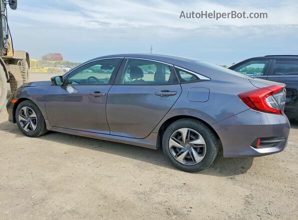 2HGFC2F50MH002186 2021 HONDA CIVIC Gray Задня ліва чверть