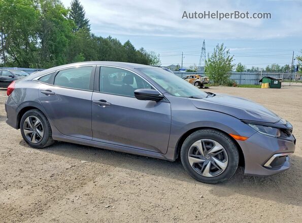 2HGFC2F50MH002186 2021 HONDA CIVIC Gray Передня права чверть