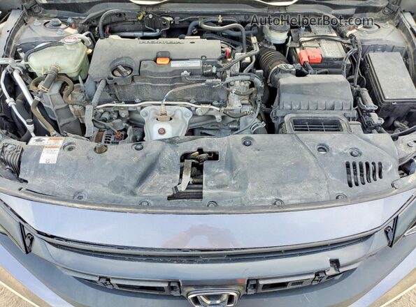 2HGFC2F50MH002186 2021 HONDA CIVIC Gray Вид задньої частини салону