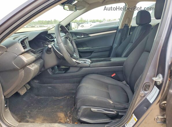 2HGFC2F50MH002186 2021 HONDA CIVIC Gray Вид салону спереду