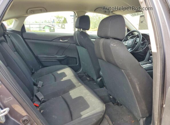 2HGFC2F50MH002186 2021 HONDA CIVIC Gray Вид задніх сидінь