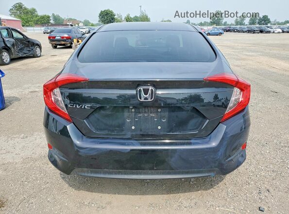 2HGFC2F51GH023990 2016 HONDA CIVIC Black უკანა ხედი