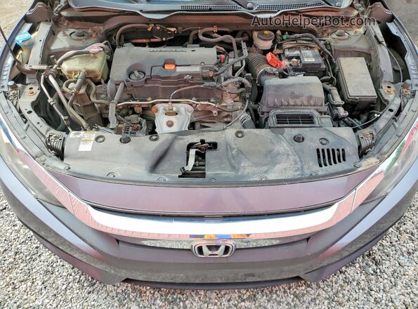 2HGFC2F51HH011890 2017 HONDA CIVIC Gray Widok wnętrza z tyłu