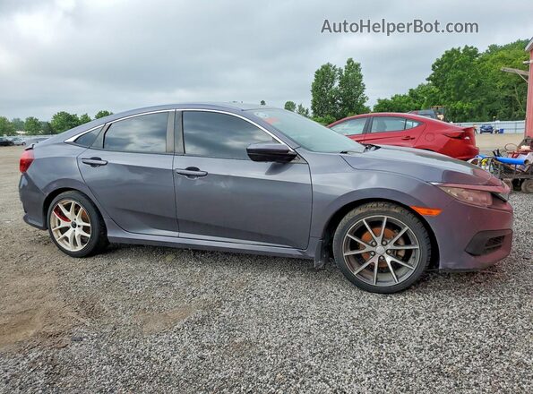 2HGFC2F51HH011890 2017 HONDA CIVIC Gray Przód prawy