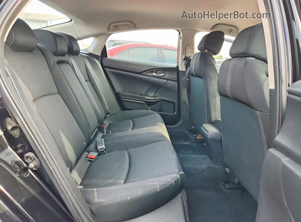 2HGFC2F51HH030729 2017 HONDA CIVIC Black Widok tylnych siedzeń