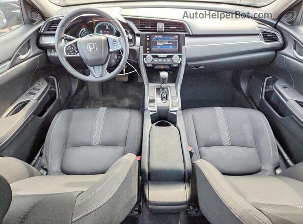 2HGFC2F51HH030729 2017 HONDA CIVIC Black Widok deski rozdzielczej