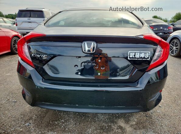 2HGFC2F51HH030729 2017 HONDA CIVIC Black Widok z tyłu