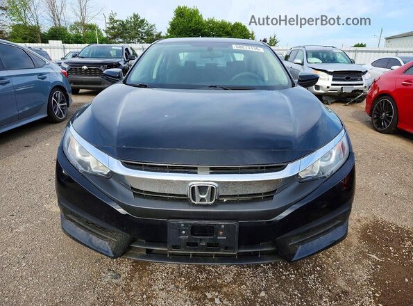 2HGFC2F51HH030729 2017 HONDA CIVIC Black Widok z przodu
