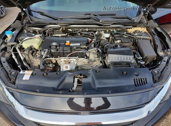 2HGFC2F51HH030729 2017 HONDA CIVIC Black Widok wnętrza z tyłu