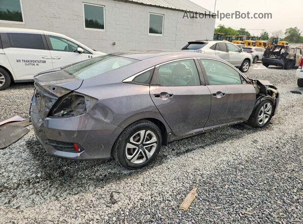 2HGFC2F51HH509670 2017 HONDA CIVIC Gray Trasero derecho
