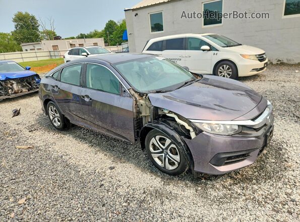 2HGFC2F51HH509670 2017 HONDA CIVIC Gray Delantero derecho