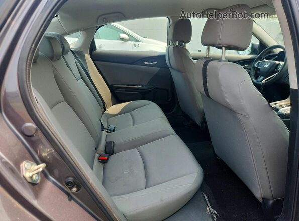 2HGFC2F51HH509670 2017 HONDA CIVIC Gray Vista de los asientos traseros