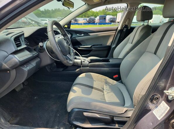 2HGFC2F51HH509670 2017 HONDA CIVIC Gray Vista interior delantera