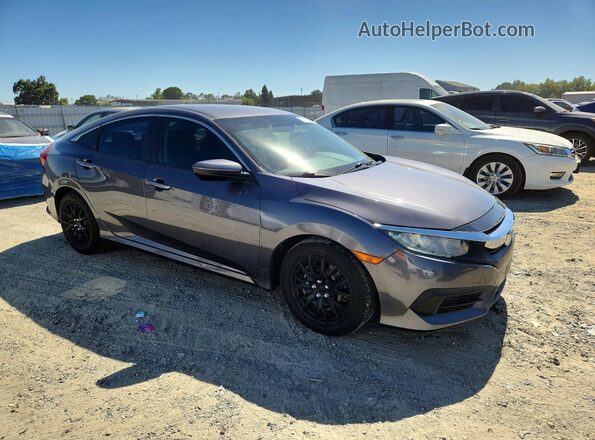 2HGFC2F51HH514044 2017 HONDA CIVIC Charcoal Передня права чверть