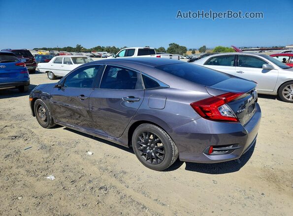 2HGFC2F51HH514044 2017 HONDA CIVIC Charcoal Задня ліва чверть