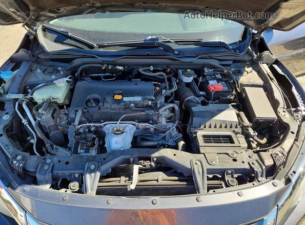 2HGFC2F51HH514044 2017 HONDA CIVIC Charcoal Вид задньої частини салону