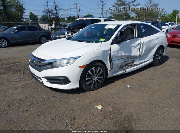 2HGFC2F51HH523066 2017 HONDA CIVIC White Przód lewy