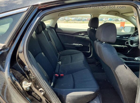 2HGFC2F51HH558142 2017 HONDA CIVIC Black Հետևի նստատեղերի տեսք