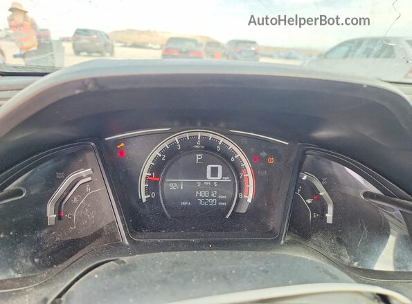 2HGFC2F51HH558142 2017 HONDA CIVIC Black Սարքավորումների վահանակի տեսք