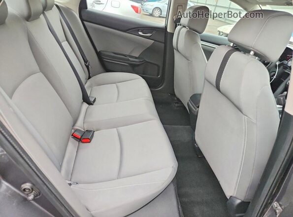 2HGFC2F51HH558979 2017 HONDA CIVIC Gray უკანა სავარძლების ხედი