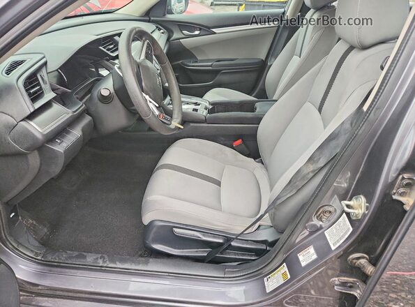 2HGFC2F51HH558979 2017 HONDA CIVIC Gray წინა სალონის ხედი