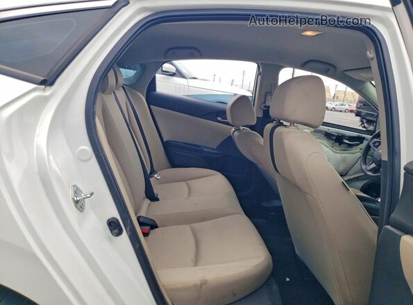 2HGFC2F51HH565768 2017 HONDA CIVIC White Вид задніх сидінь