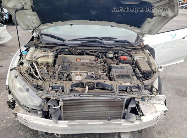 2HGFC2F51HH565768 2017 HONDA CIVIC White Вид задньої частини салону