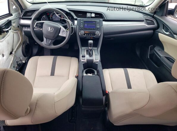 2HGFC2F51HH565768 2017 HONDA CIVIC White Вид панелі приладів