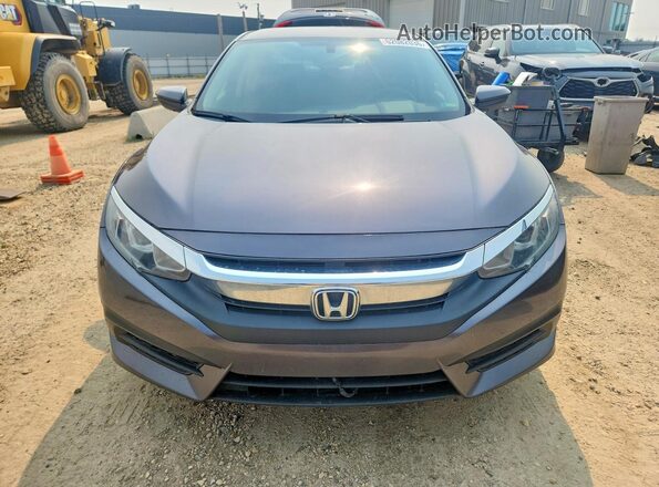 2HGFC2F51JH004430 2018 HONDA CIVIC Gray Вид спереду