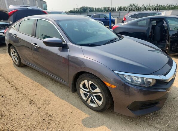 2HGFC2F51JH004430 2018 HONDA CIVIC Gray Передня права чверть
