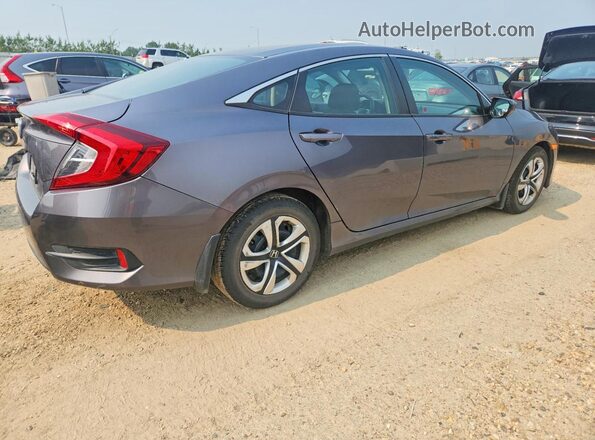 2HGFC2F51JH004430 2018 HONDA CIVIC Gray Задня права чверть