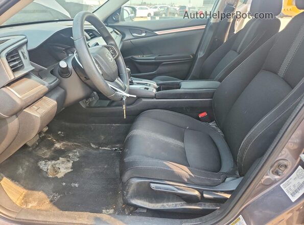 2HGFC2F51JH004430 2018 HONDA CIVIC Gray Вид салону спереду