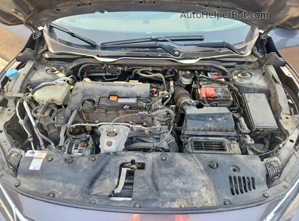 2HGFC2F51JH004430 2018 HONDA CIVIC Gray Вид задньої частини салону