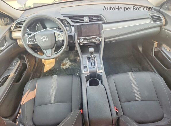 2HGFC2F51JH004430 2018 HONDA CIVIC Gray Вид панелі приладів