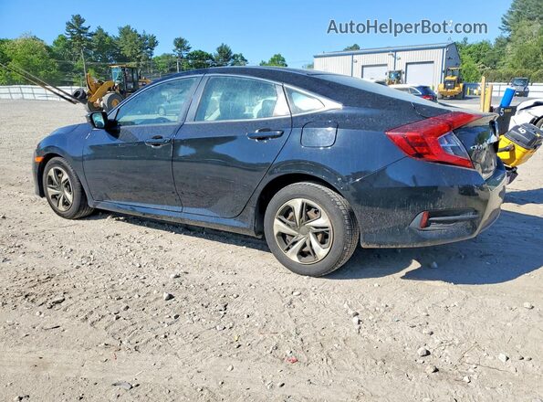 2HGFC2F51JH518925 2018 HONDA CIVIC Black Trasero izquierdo