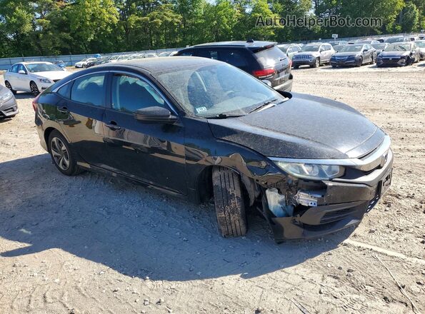 2HGFC2F51JH518925 2018 HONDA CIVIC Black Delantero derecho