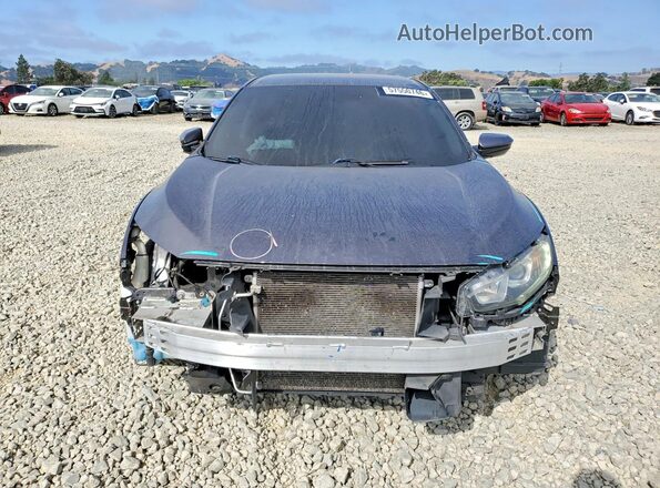 2HGFC2F51JH544439 2018 HONDA CIVIC Charcoal Front view