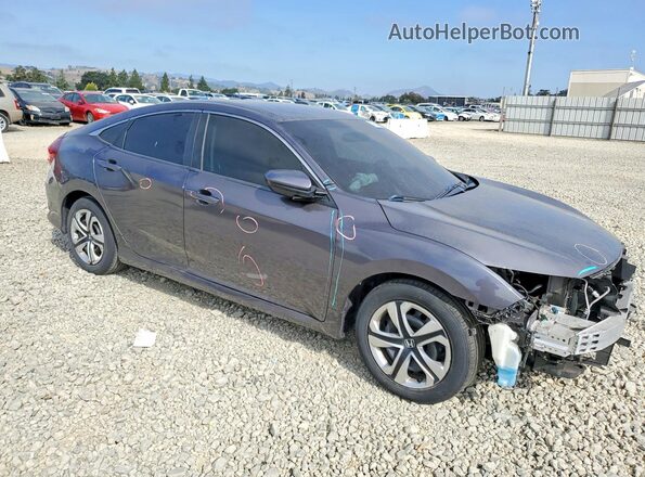 2HGFC2F51JH544439 2018 HONDA CIVIC Charcoal Front right