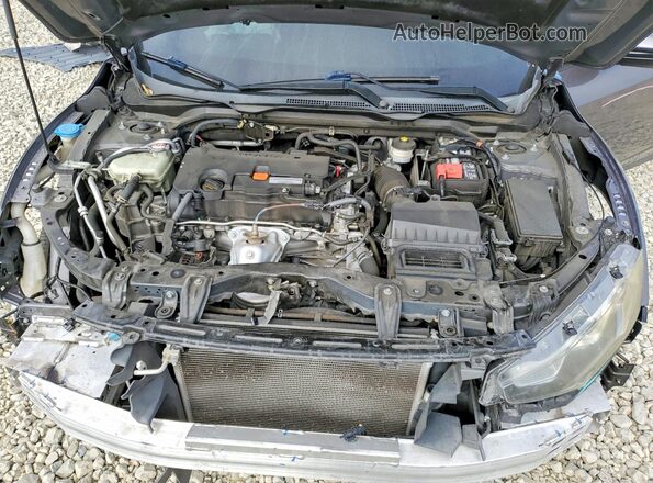 2HGFC2F51JH544439 2018 HONDA CIVIC Charcoal Rear interior view