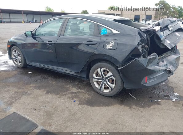 2HGFC2F51JH549382 2018 HONDA CIVIC Black უკანა მარცხენა