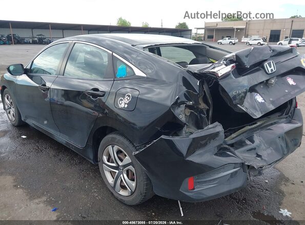 2HGFC2F51JH549382 2018 HONDA CIVIC Black წინა ხედი