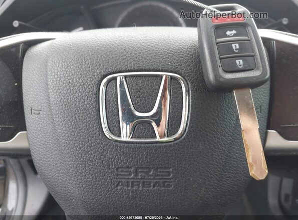 2HGFC2F51JH549382 2018 HONDA CIVIC Black წინა პანელის ხედი