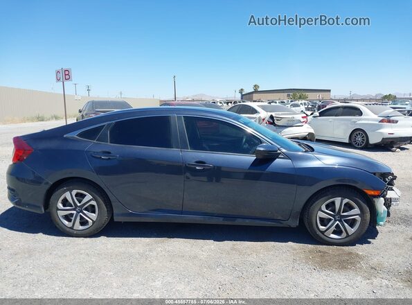 2HGFC2F51JH578087 2018 HONDA CIVIC Dark Blue Vista interior de 360 grados