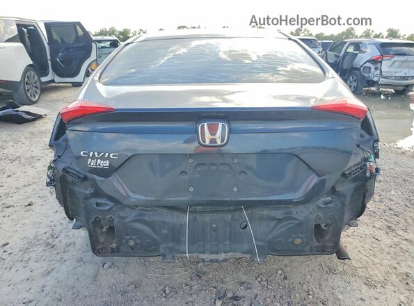 2HGFC2F51JH579479 2018 HONDA CIVIC Gray Vista trasera