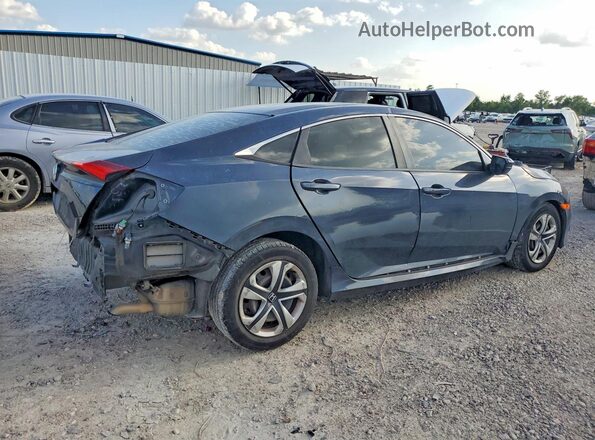 2HGFC2F51JH579479 2018 HONDA CIVIC Gray Trasero derecho
