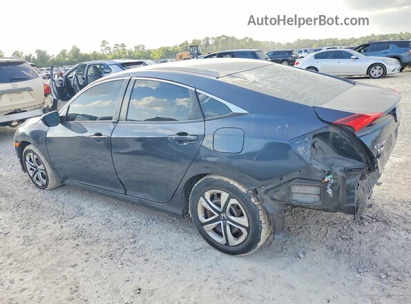 2HGFC2F51JH579479 2018 HONDA CIVIC Gray Trasero izquierdo