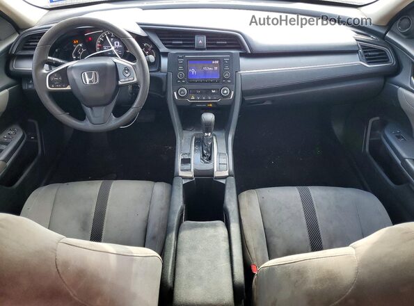 2HGFC2F51JH579479 2018 HONDA CIVIC Gray Vista del salpicadero