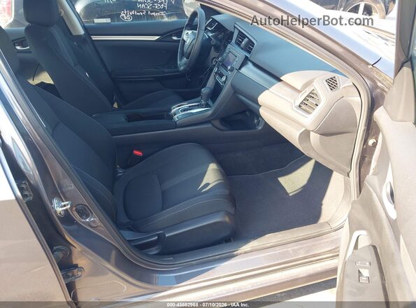 2HGFC2F51JH594127 2018 HONDA CIVIC Gray Vista interior delantera