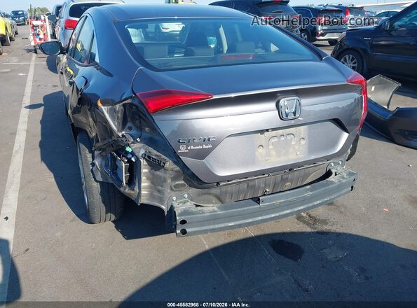 2HGFC2F51JH594127 2018 HONDA CIVIC Gray Vista frontal