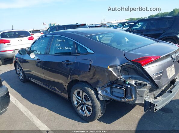 2HGFC2F51JH594127 2018 HONDA CIVIC Gray 